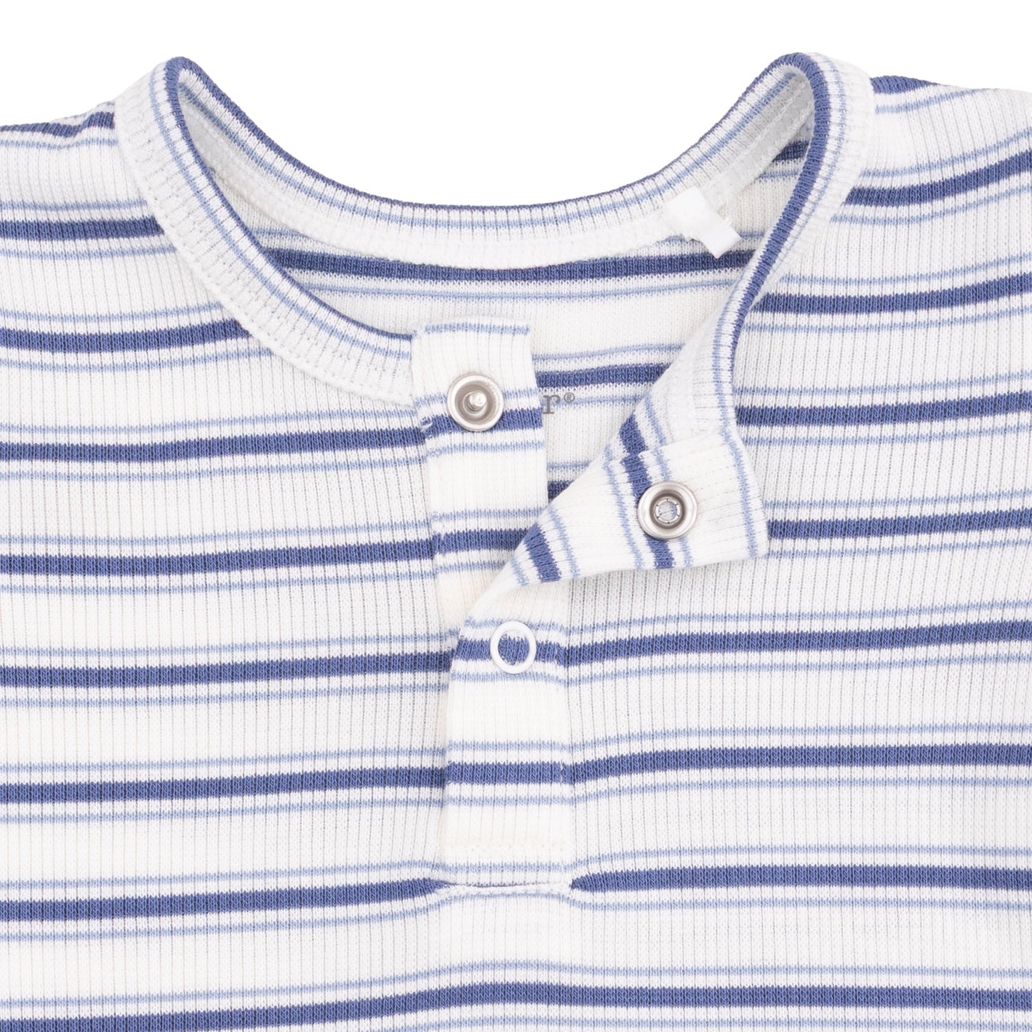 Vintage Stripe Blue - Long Sleeve Henley Play Set