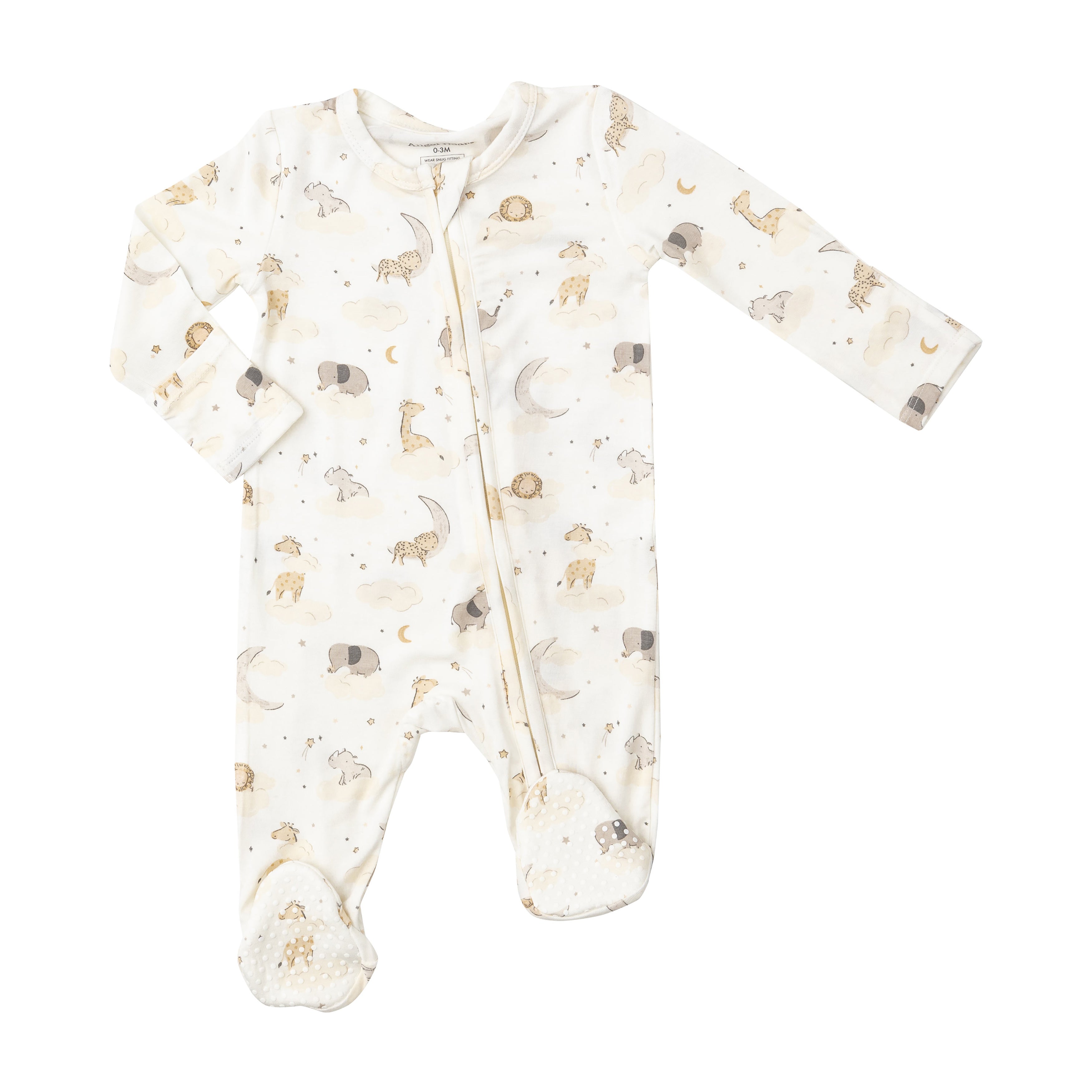 2 Way Zipper Footie Dreamy Safari Angel Dear