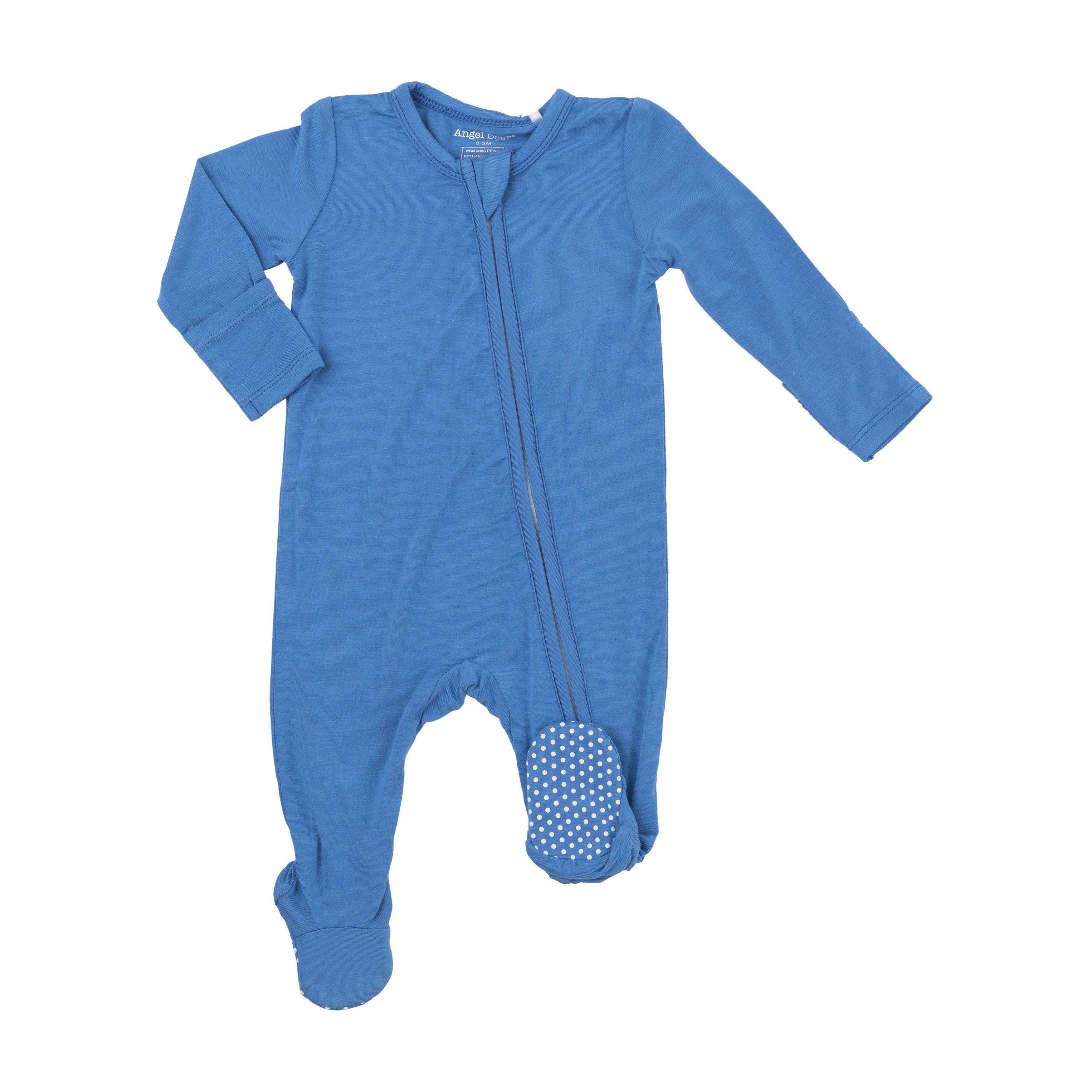 2 Way Zipper Footie Regatta Solid Angel Dear