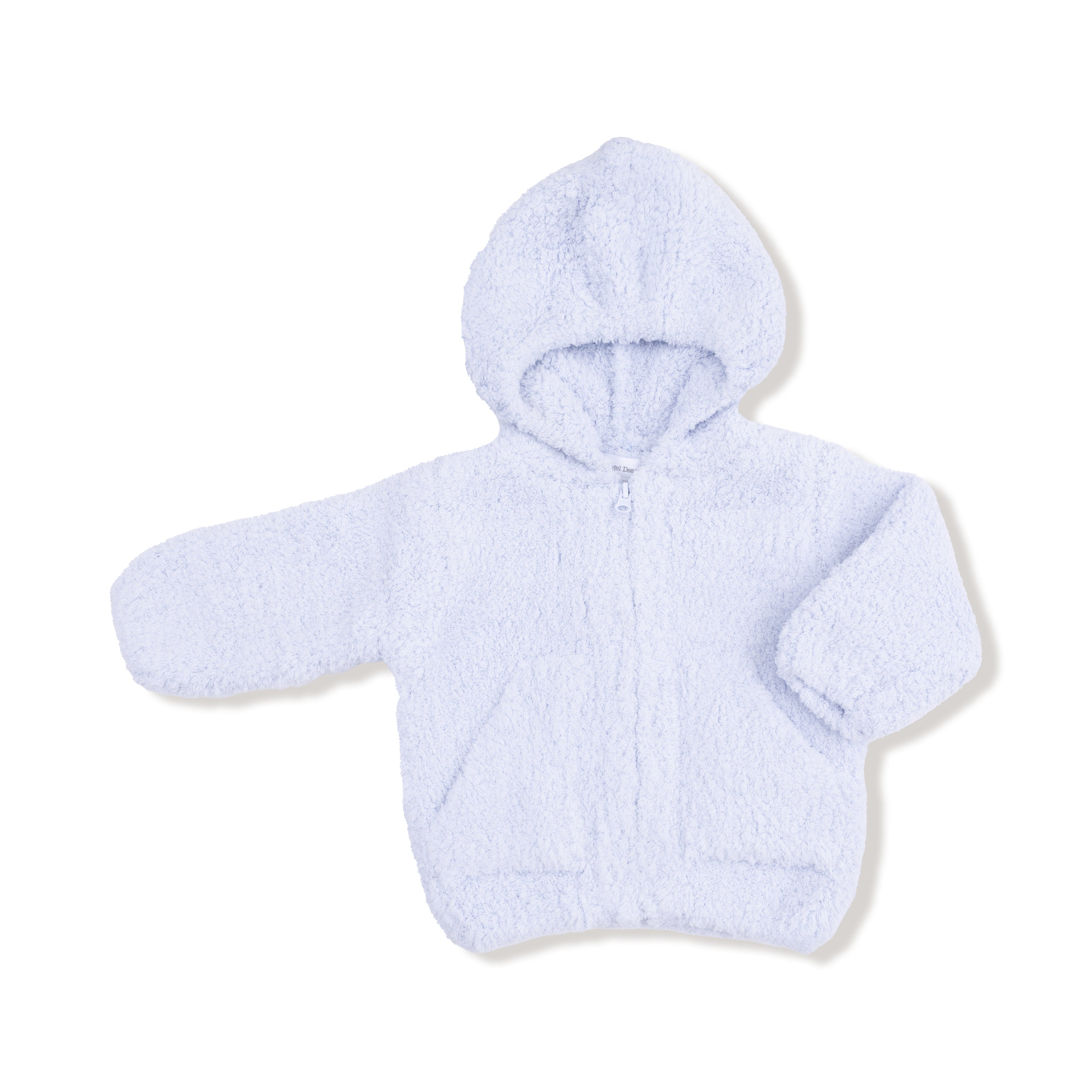 Chenille - Light Blue Hooded Jacket – Angel Dear
