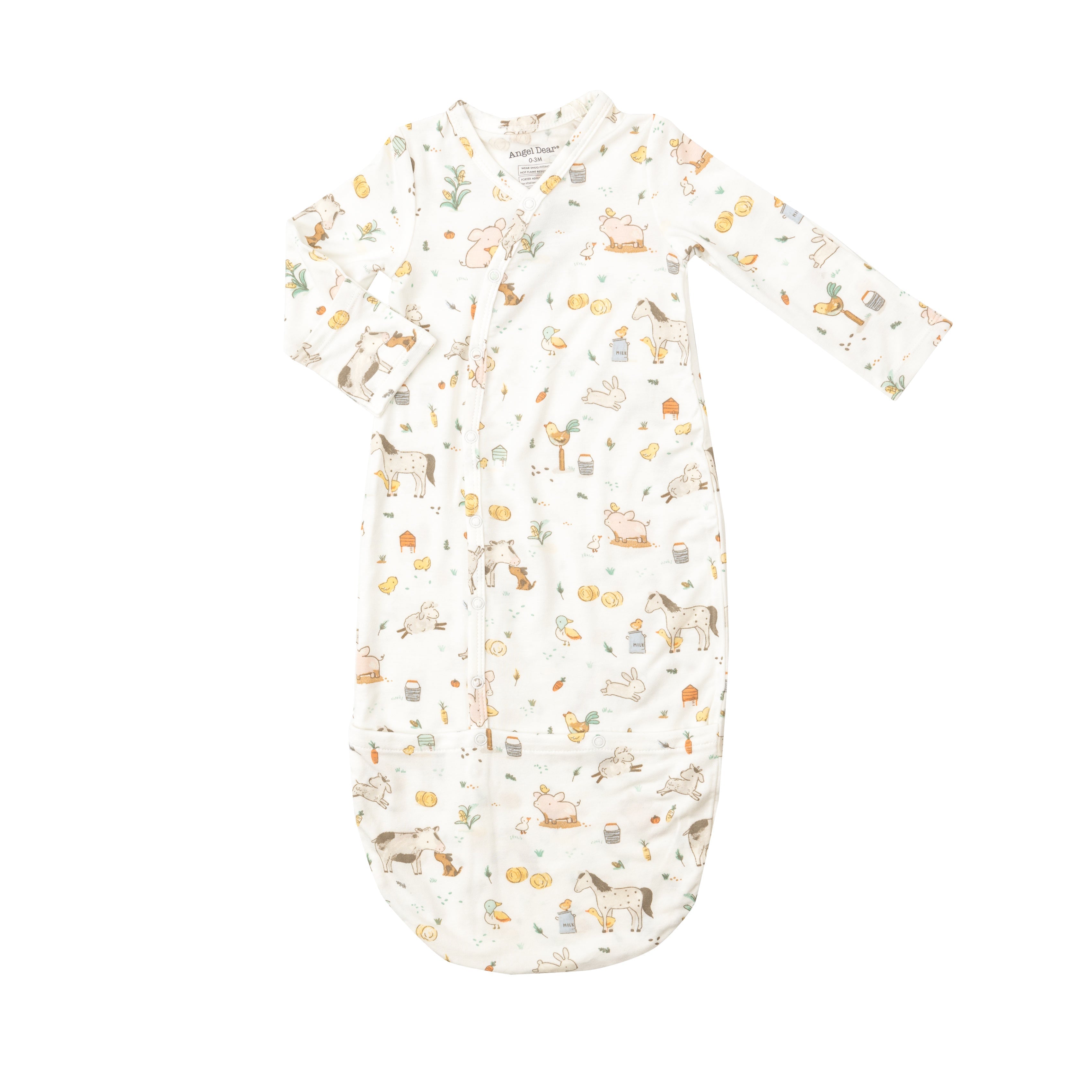 Bundle Gown Farm Babies Angel Dear