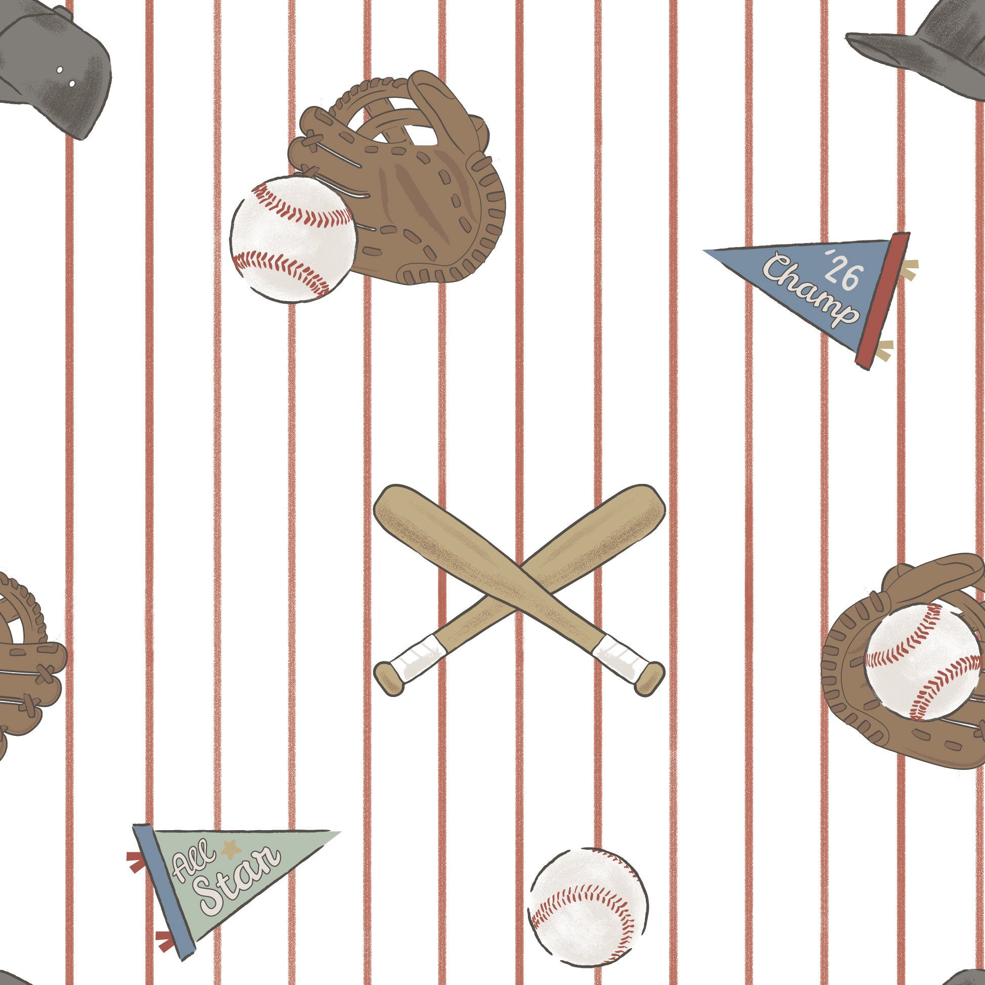 <!--SS26-->Vintage Baseball Stripe