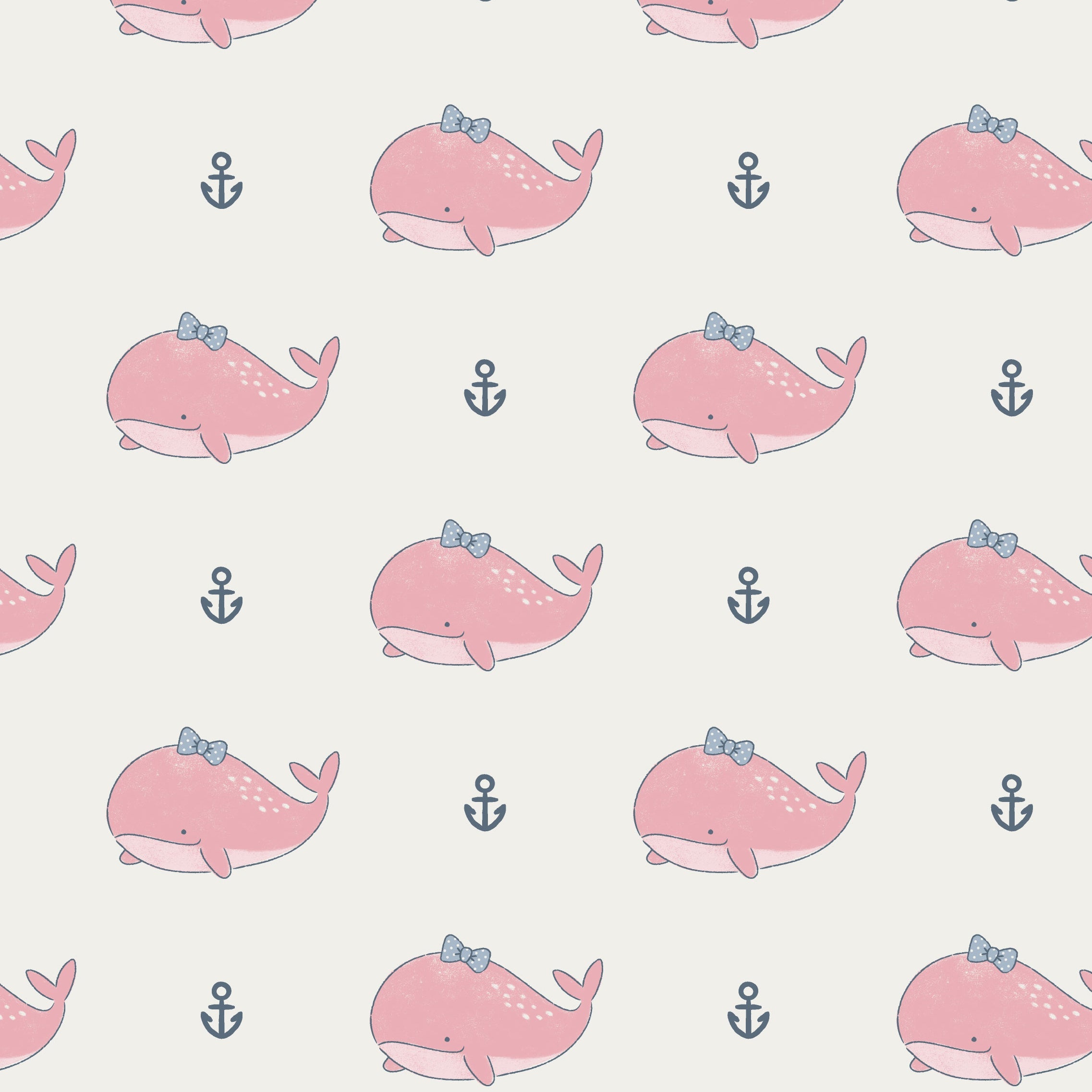 <!--SS26-->Bubbly Whale with Bow Pink