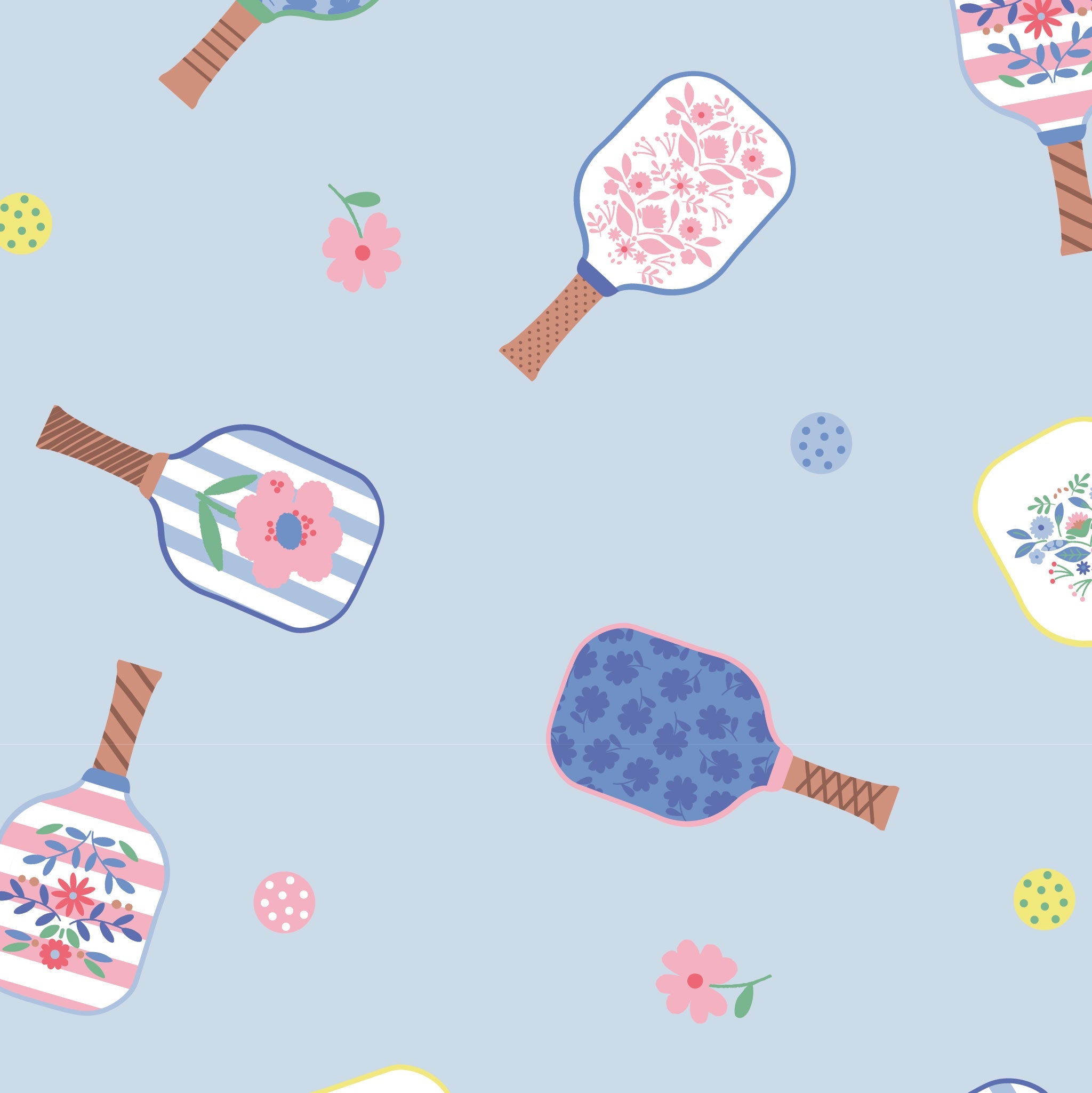 <!--SS26-->Floral Pickleball