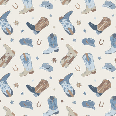 SS25 Cowboy Boots Blue