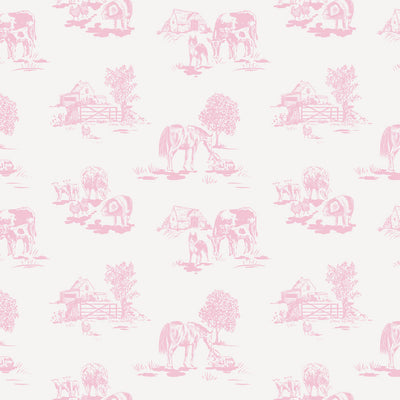 FW24 Country & Western - Farm Toile Pink