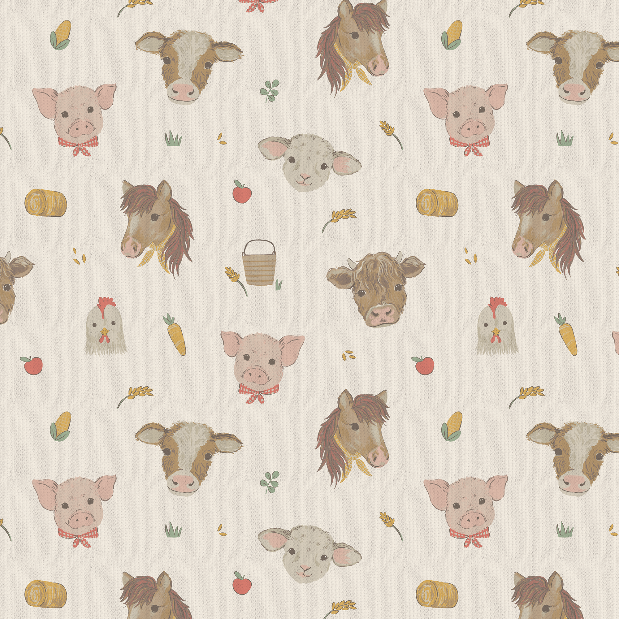 <!--FW25--> Vintage Baby Farm Animals