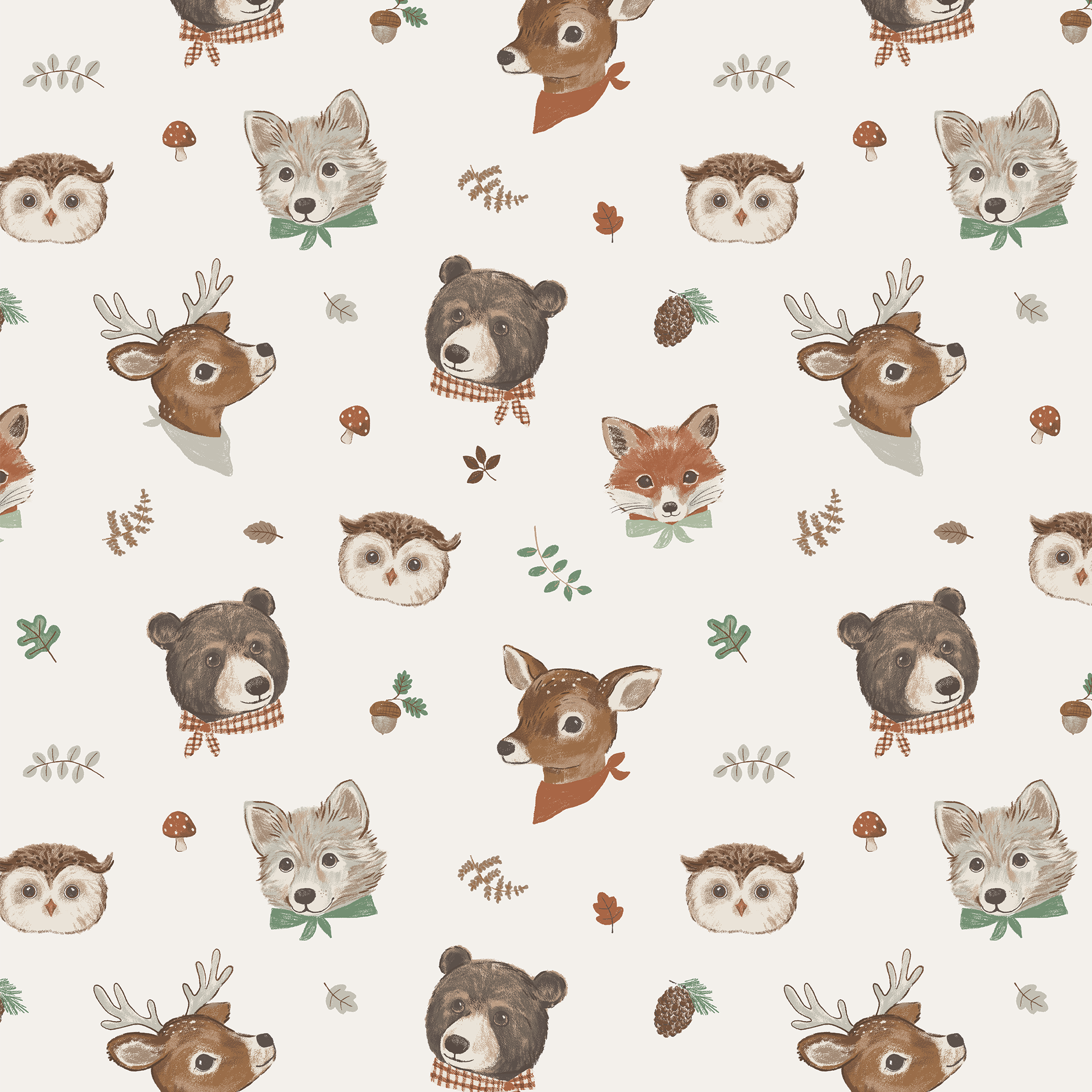 <!--FW25--> Woodland Animal Faces