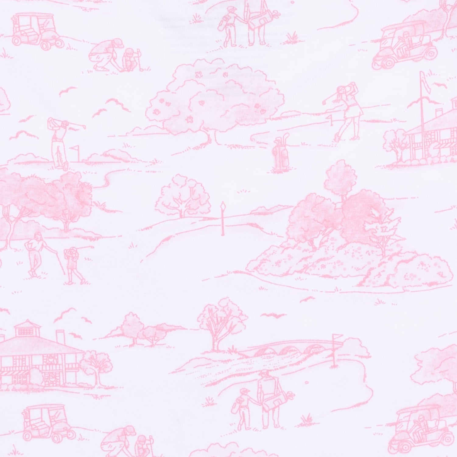 <!--FW26-->Golf Toile Pink
