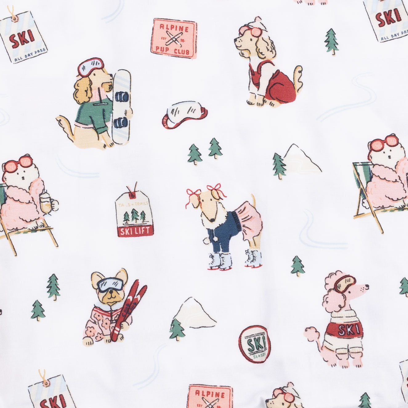 <!--FW26-->Winter Sports Dogs Pink