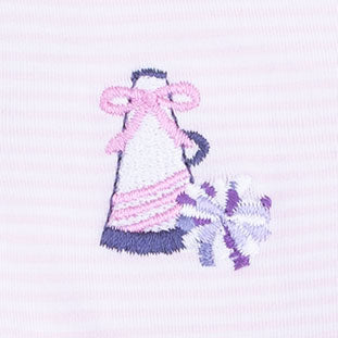 <!--FW26-->Cheer Pink Micro Stripe