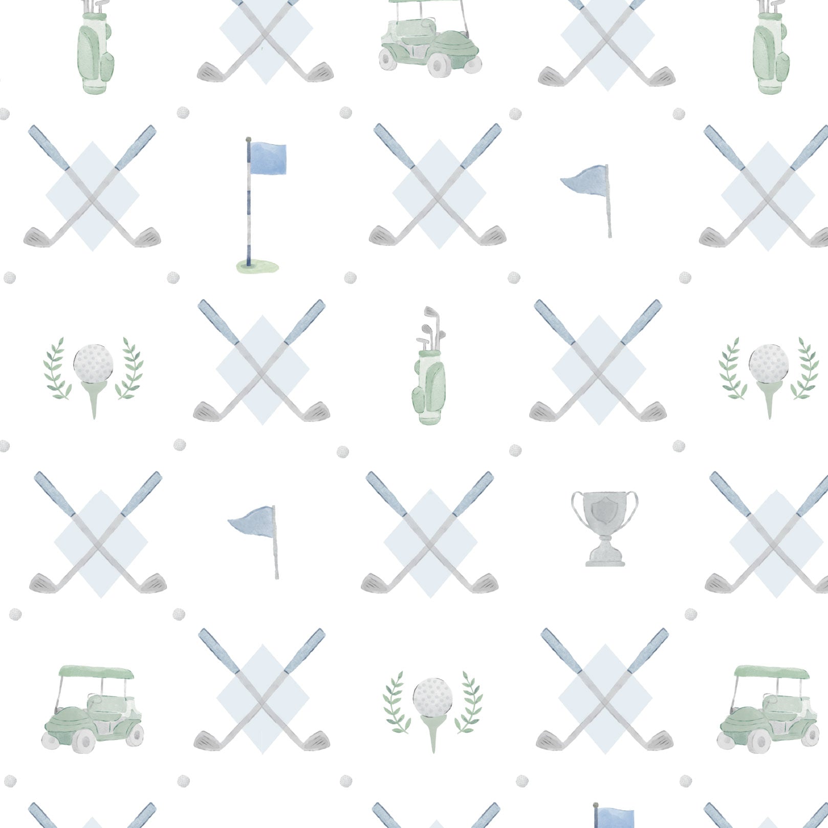 <!--SS26-->Golf Trellis Blue