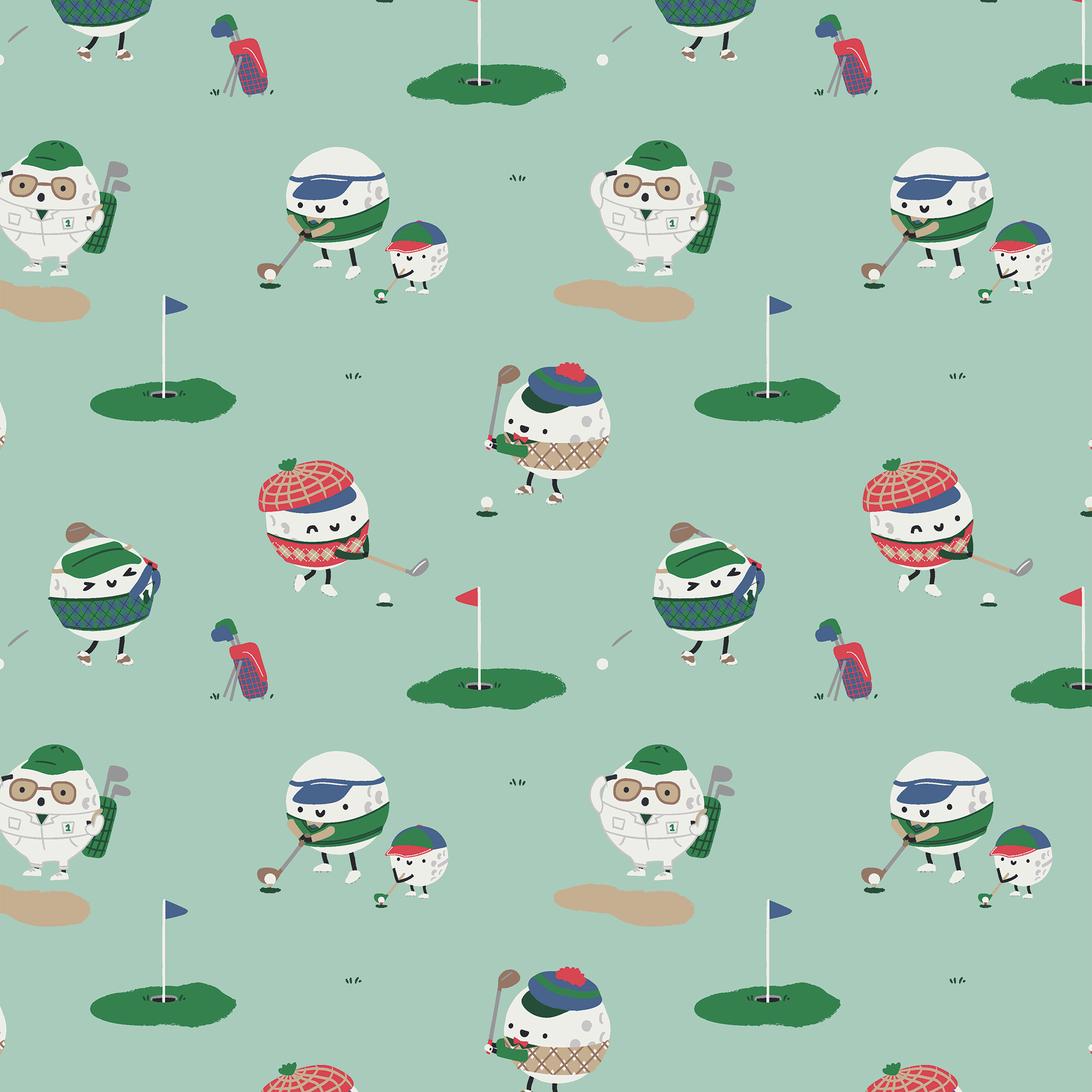 <!--FW25--> Golf Pros Green