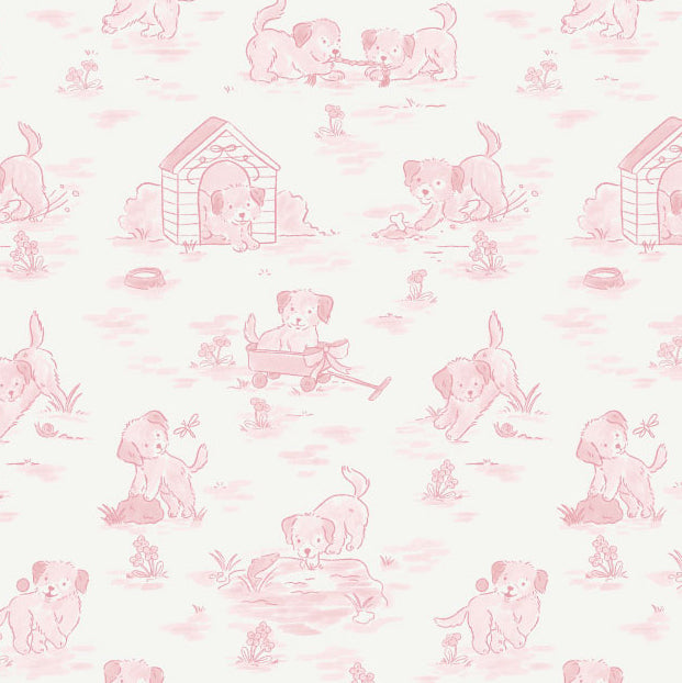 <!--SS26-->Puppy Toile Pink