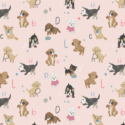 SS24 PUPPY ALPHABET PINK