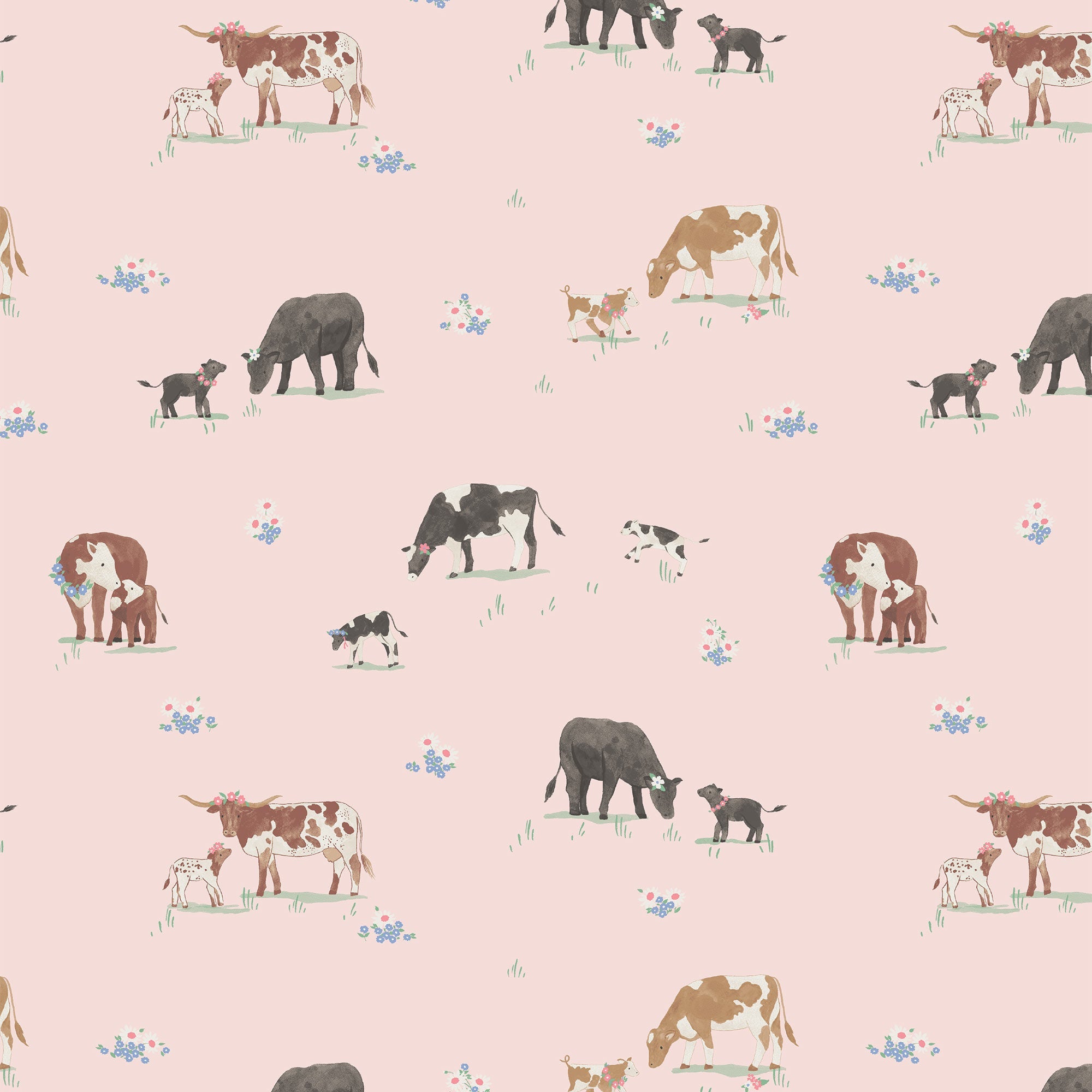 <!--SS25--> Cow Families Pink