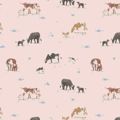 SS25 Cow Families Pink