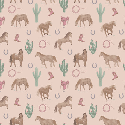 SS25 Western Horses Pink