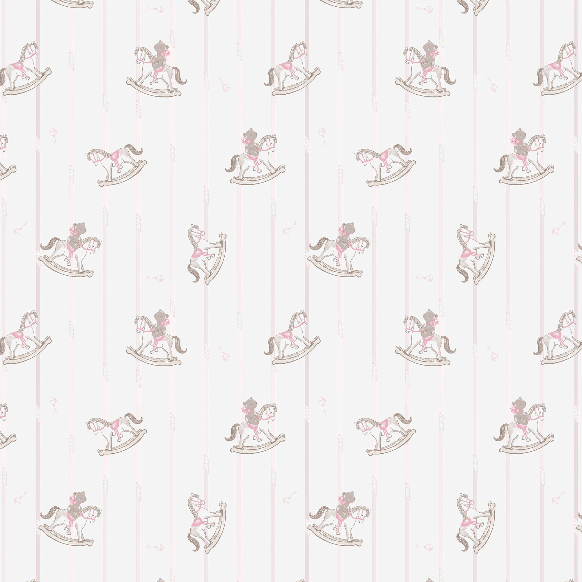 <!--SS25--> Vintage Rocking Horse - Pink