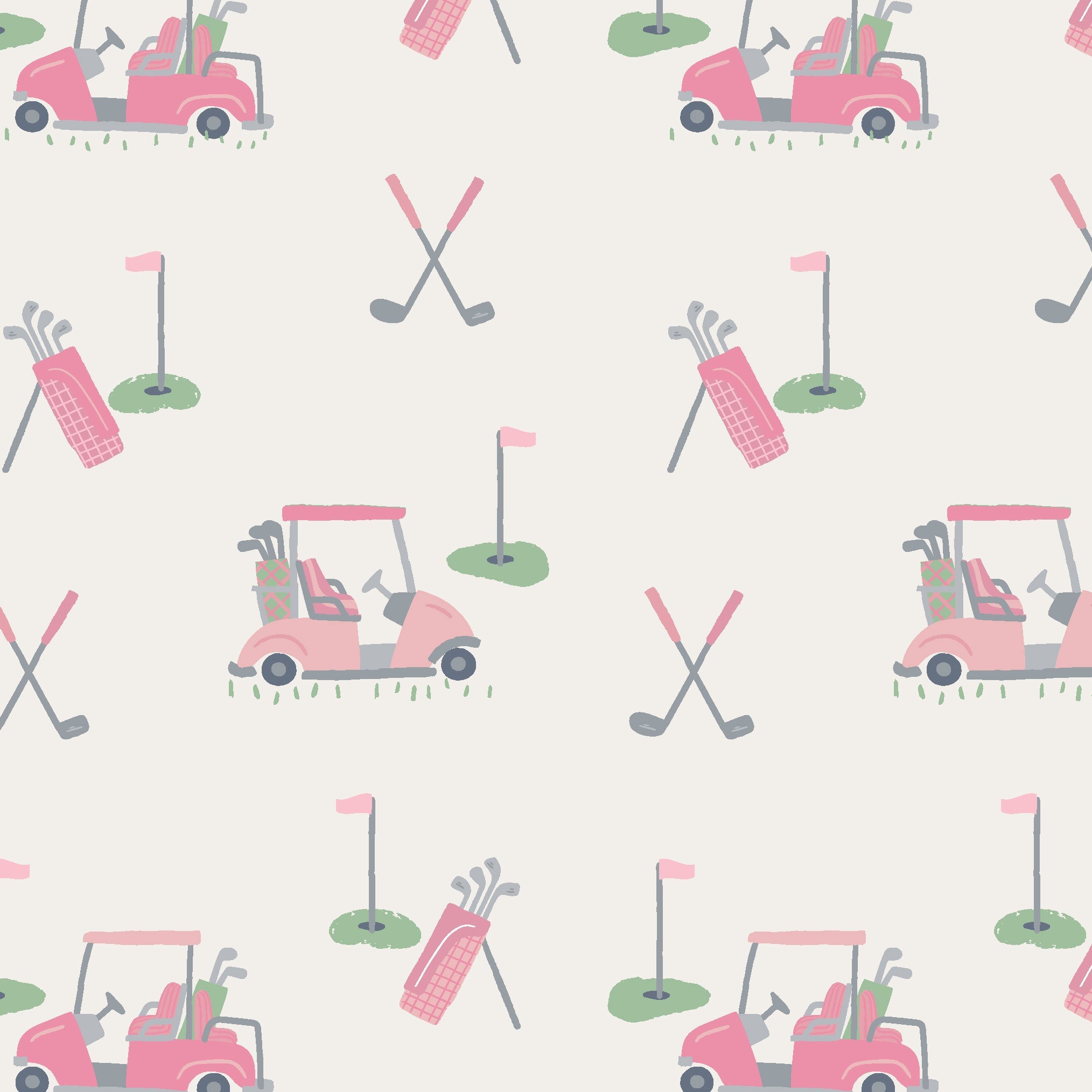 <!--SS26-->Baby Golf Carts Pink