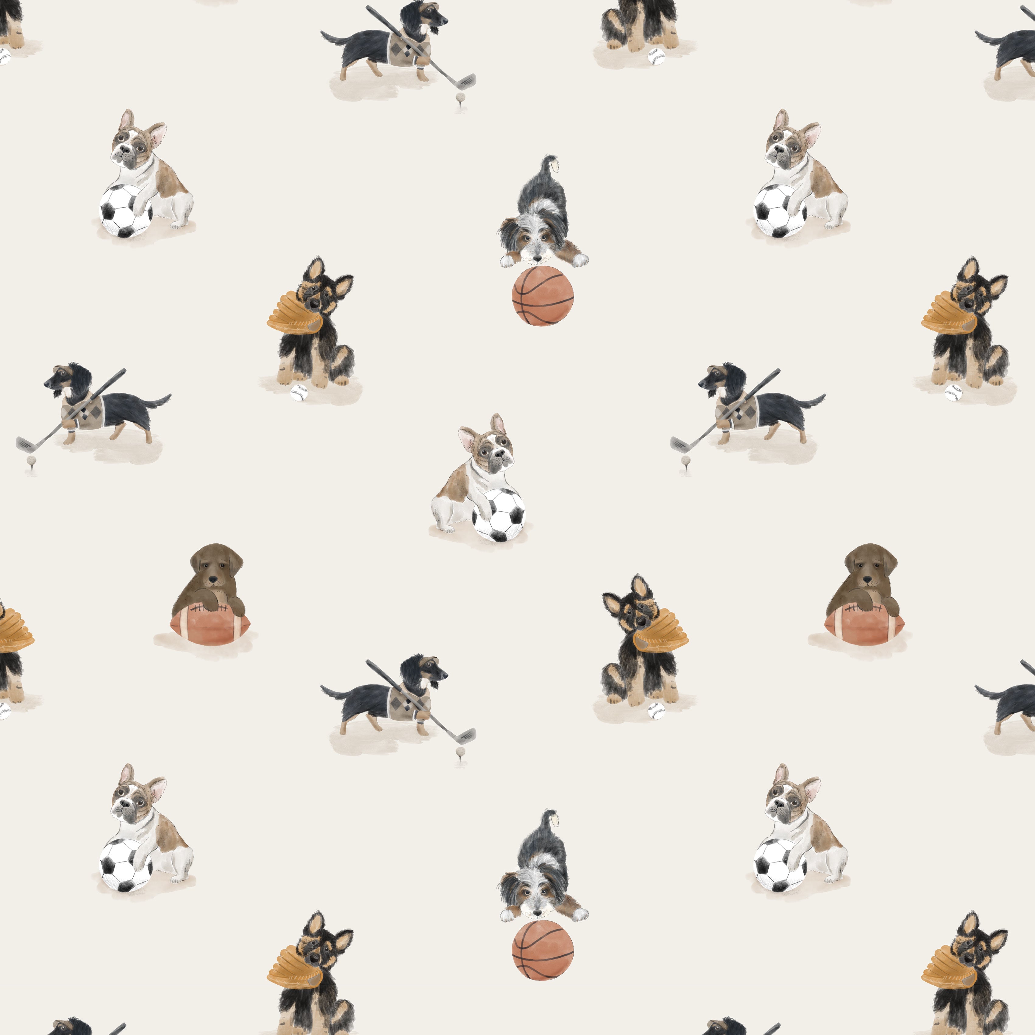 <!--FW25--> Sporty Puppies