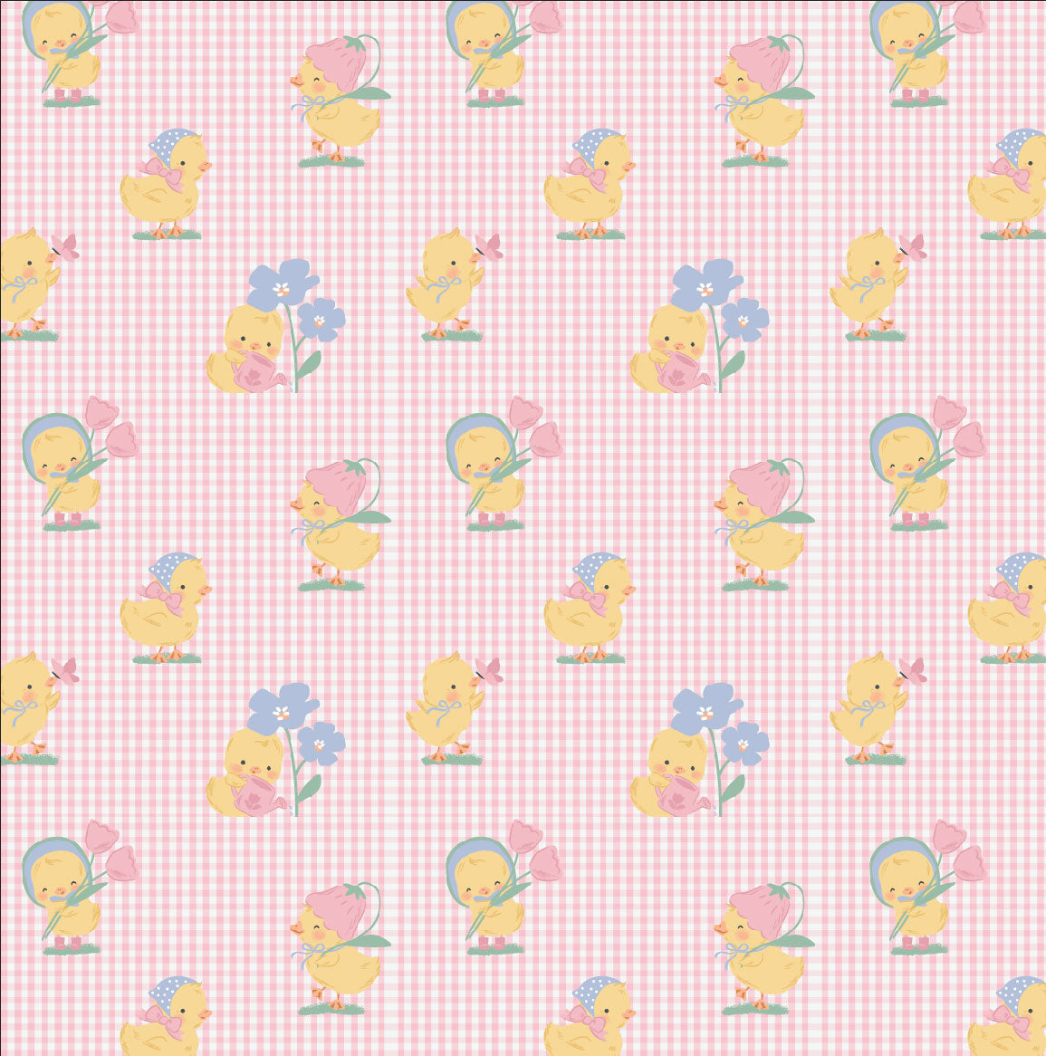 <!--SS26-->Vintage Spring Ducklings Pink
