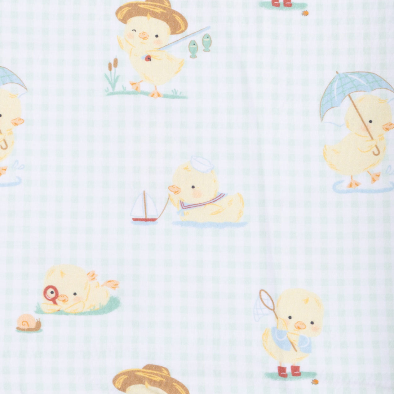 <!--SS26-->Vintage Spring Ducklings Green