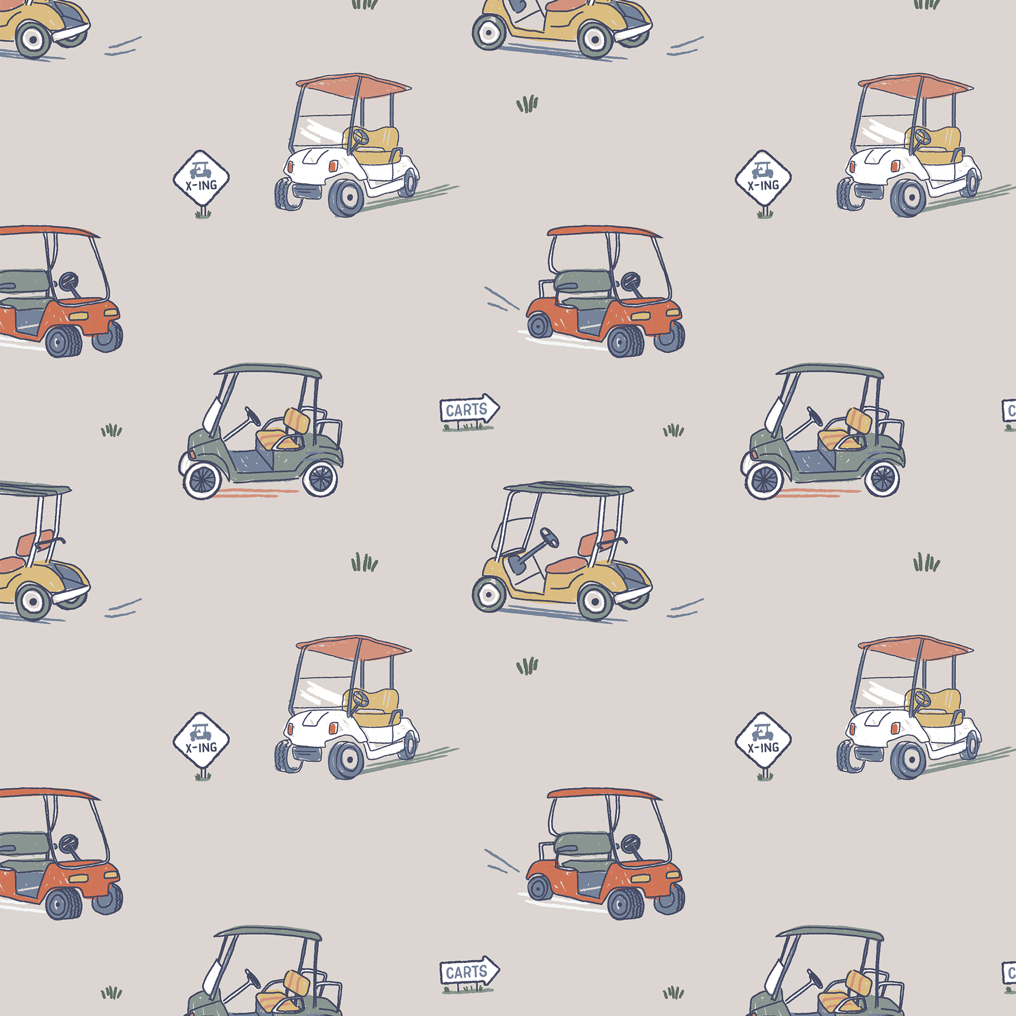 <!--FW25--> Zooming Golf Carts