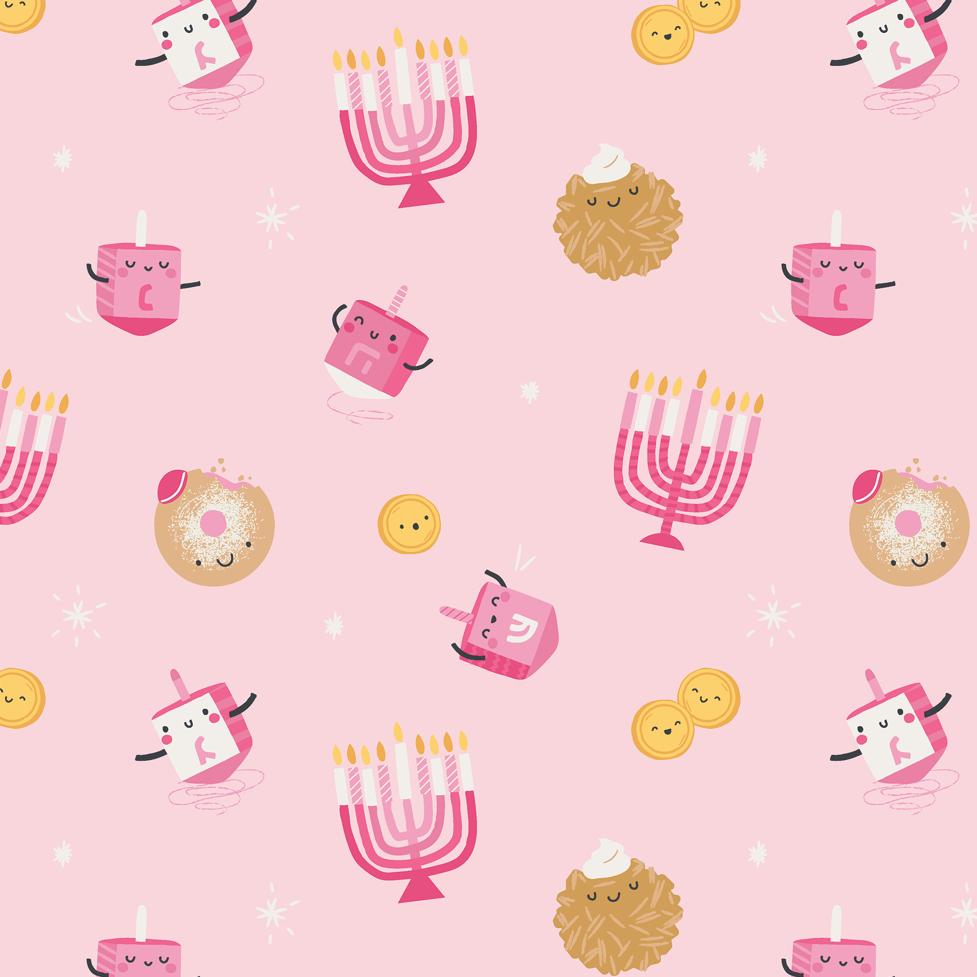 <!--FW25--> Hanukkah Pink