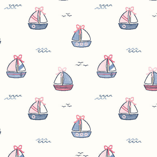 <!--SS26-->Bubbly Sailboats Pink