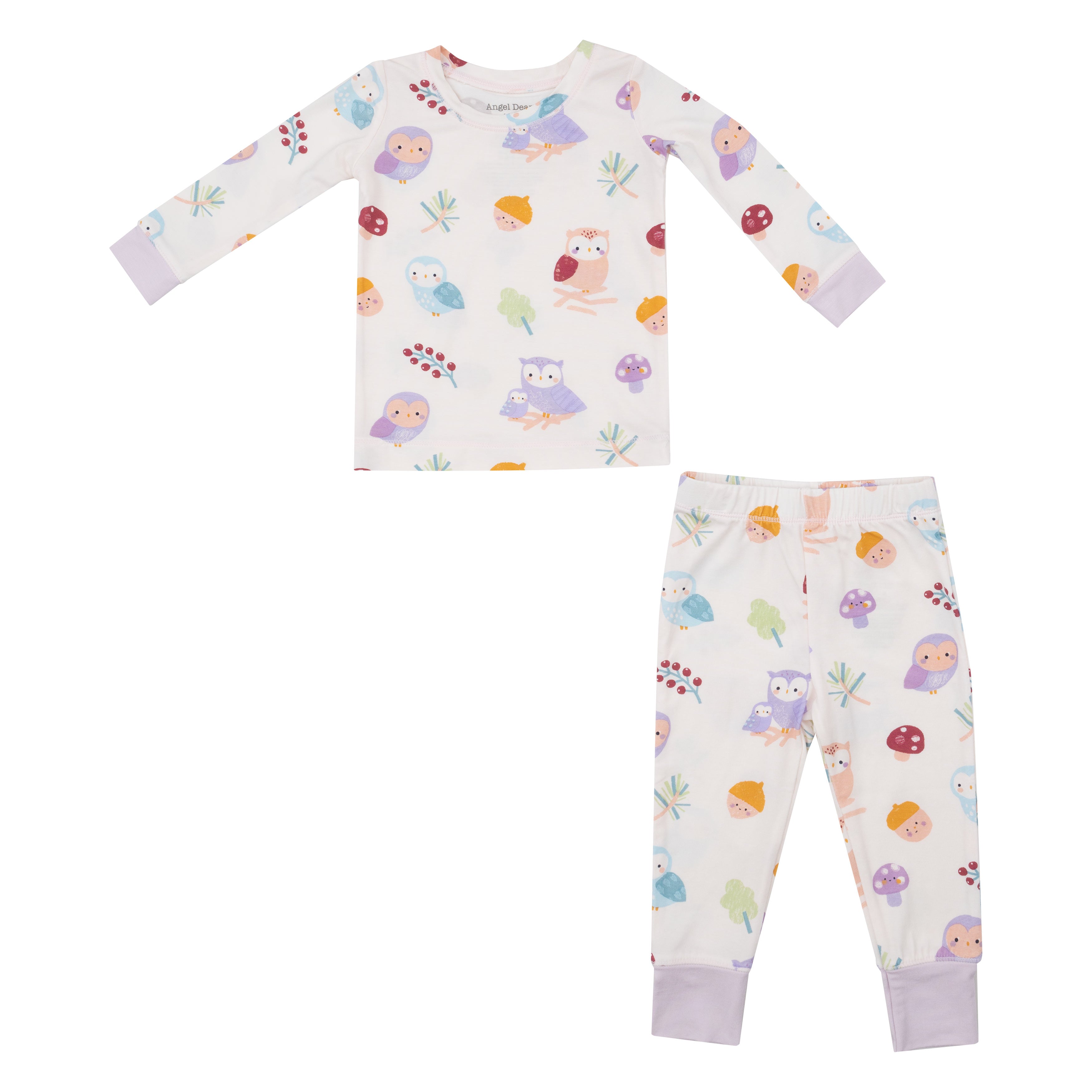 L/S Loungewear Set - Cute Owls – Angel Dear