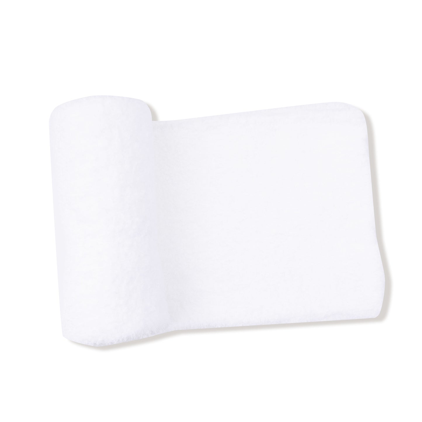 Chenille - White Stroller Blanket