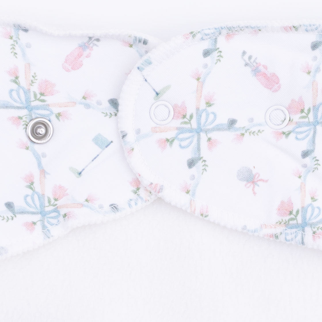 Golf Trellis Pink - Bandana Bib-Angel Dear
