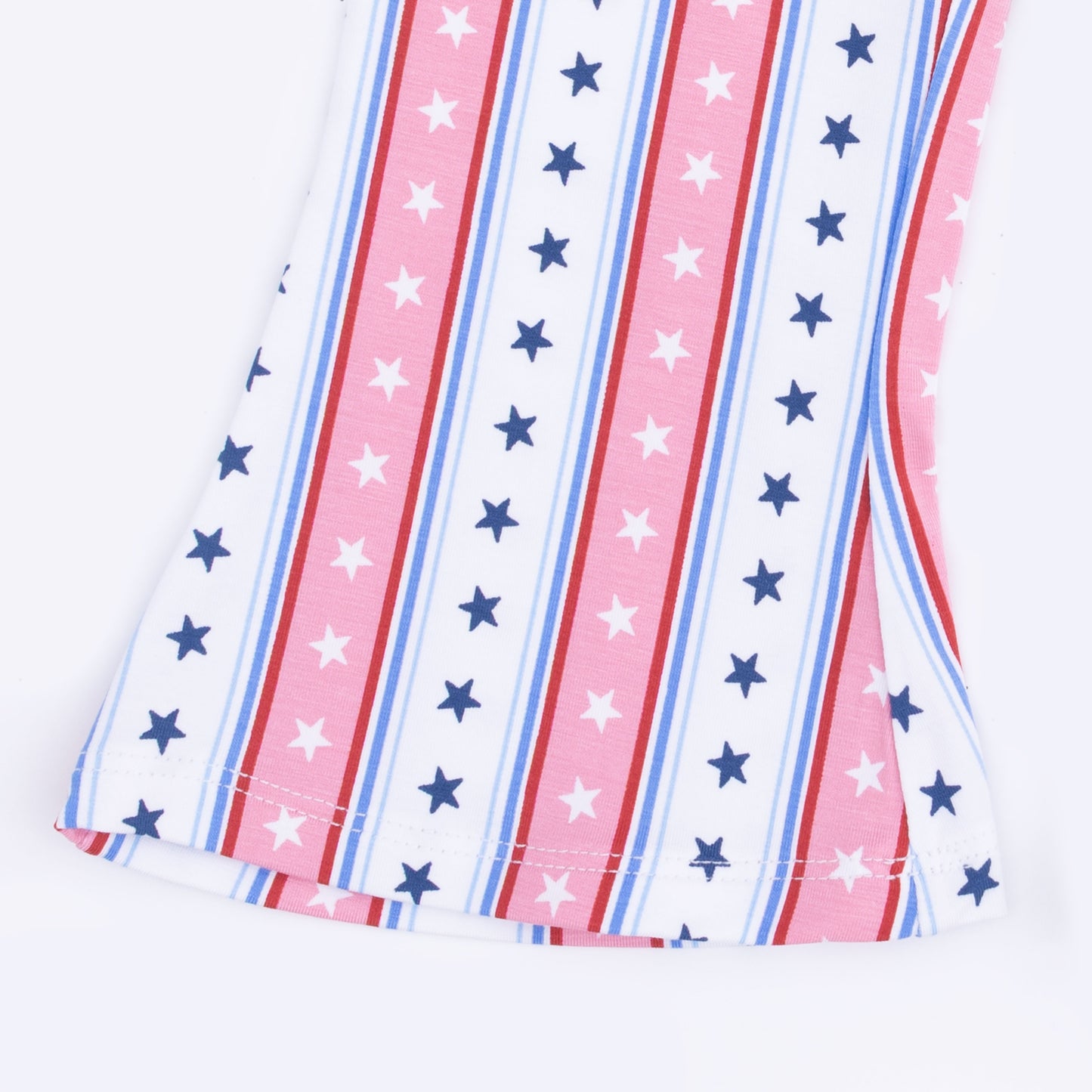 Stars and Stripes - Peplum Tank with Baby Bells