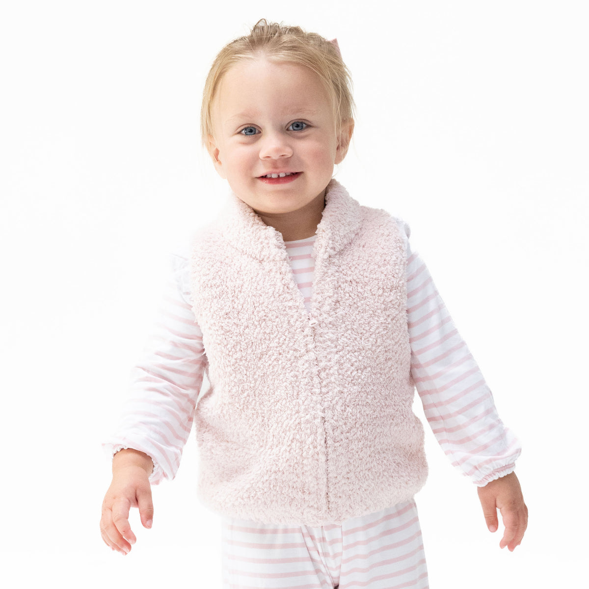Chenille - Baby Pink Vest