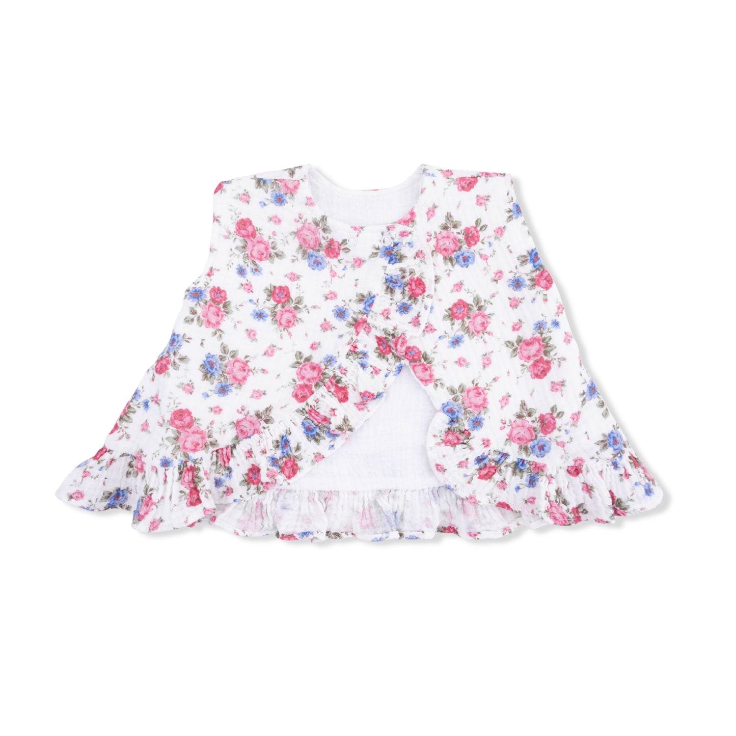 Cabbage Roses - Ruffle Back Top and Bloomer-Angel Dear
