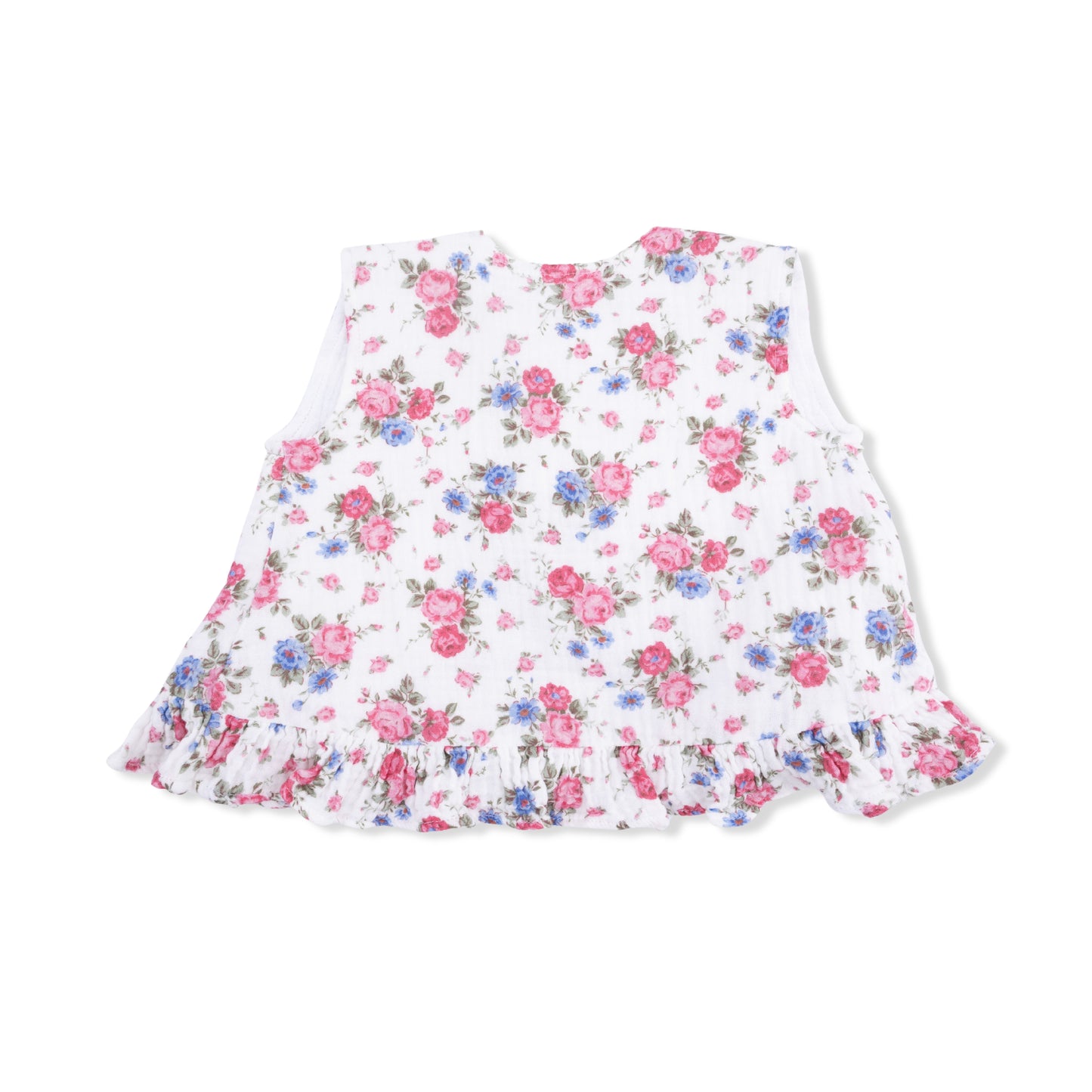 Cabbage Roses - Ruffle Back Top and Bloomer-Angel Dear