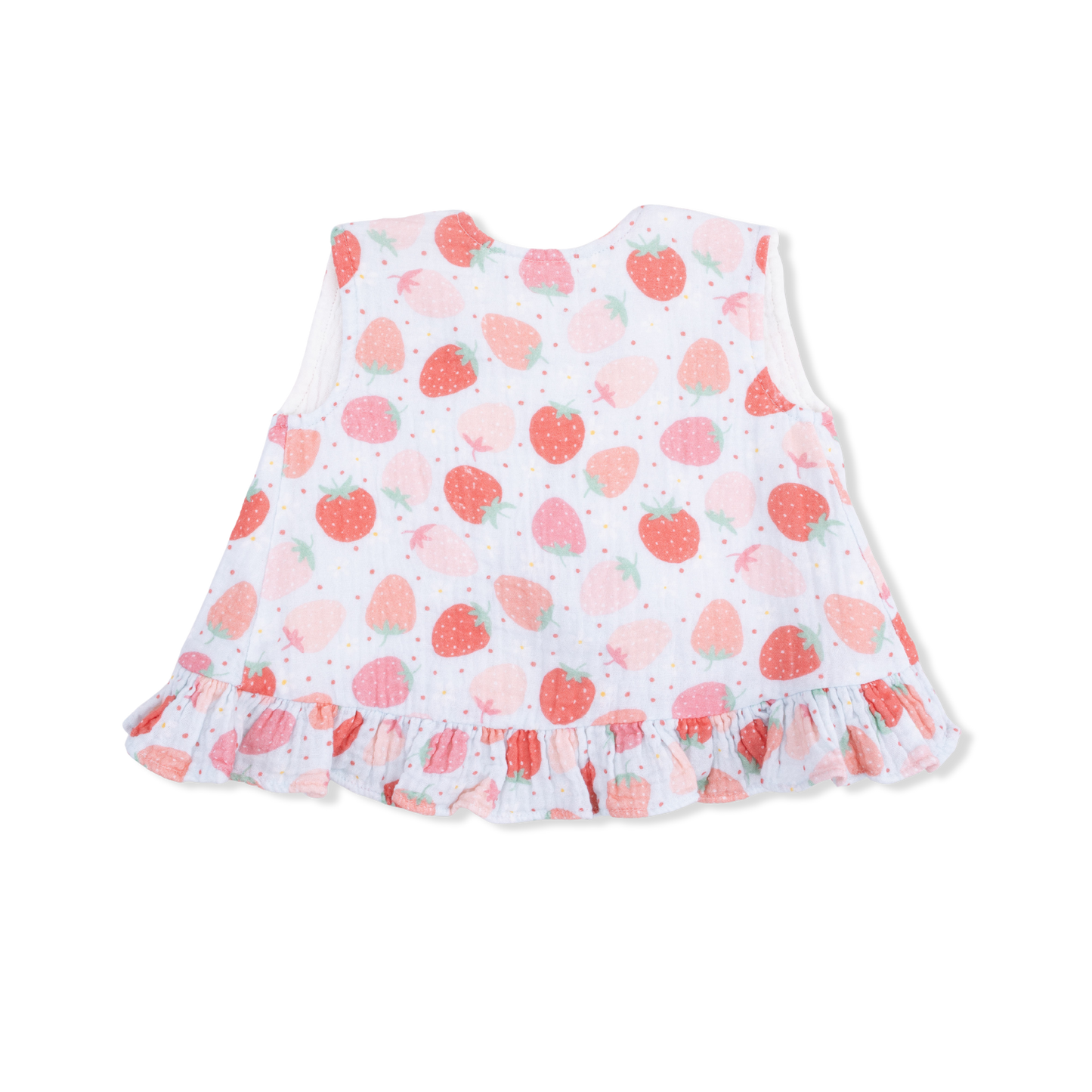 Strawberry Bliss - Ruffle Back Top & Bloomer-Angel Dear
