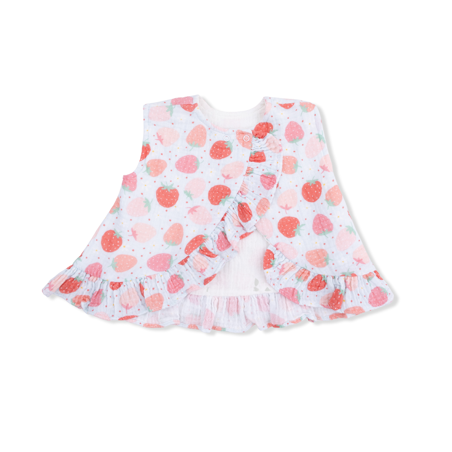 Strawberry Bliss - Ruffle Back Top & Bloomer-Angel Dear