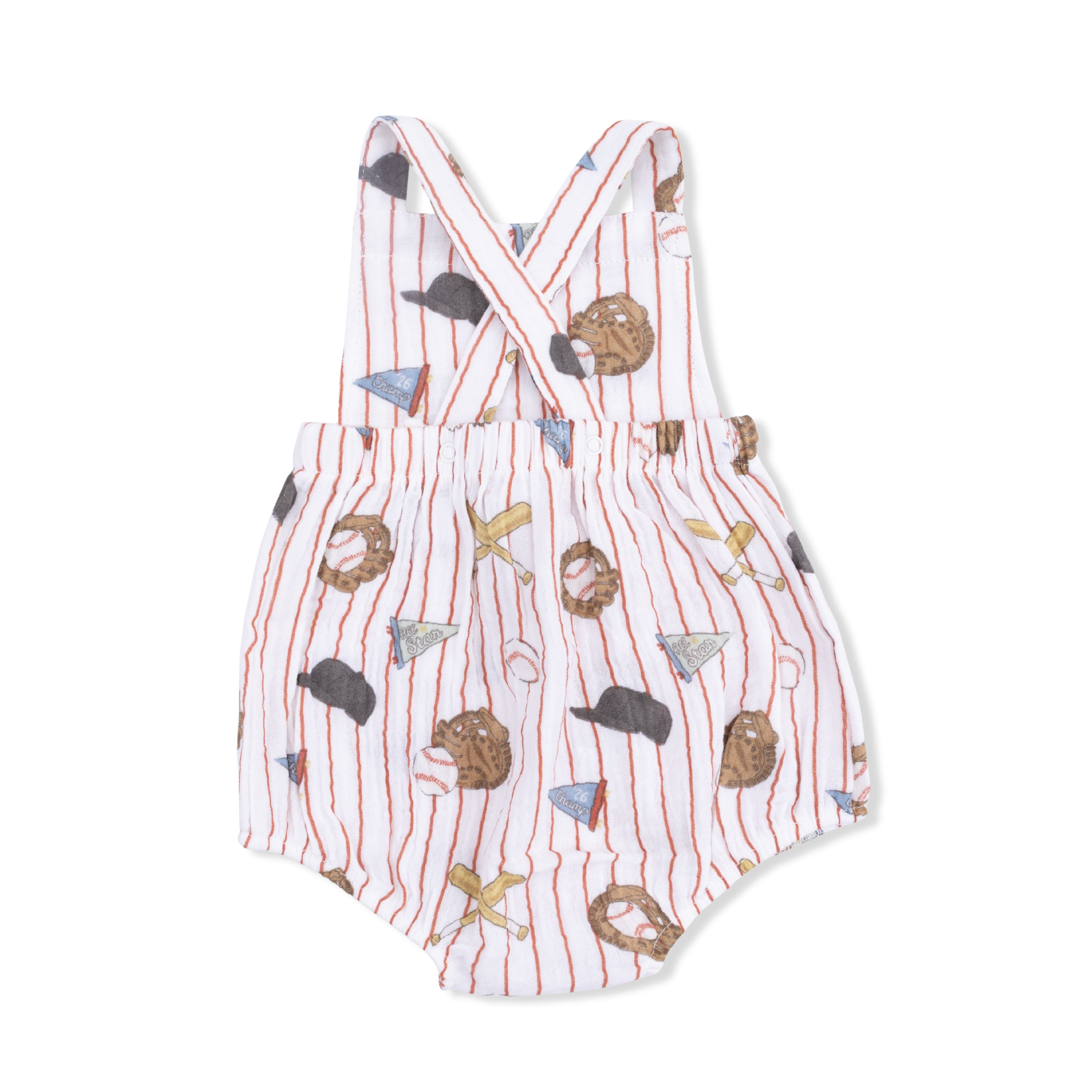 Vintage Baseball Stripe - Retro Sunsuit-Angel Dear