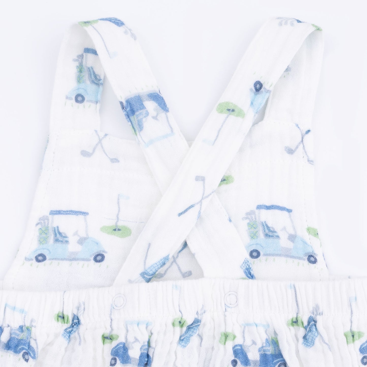 Baby Golf Carts Blue - Retro Sunsuit
