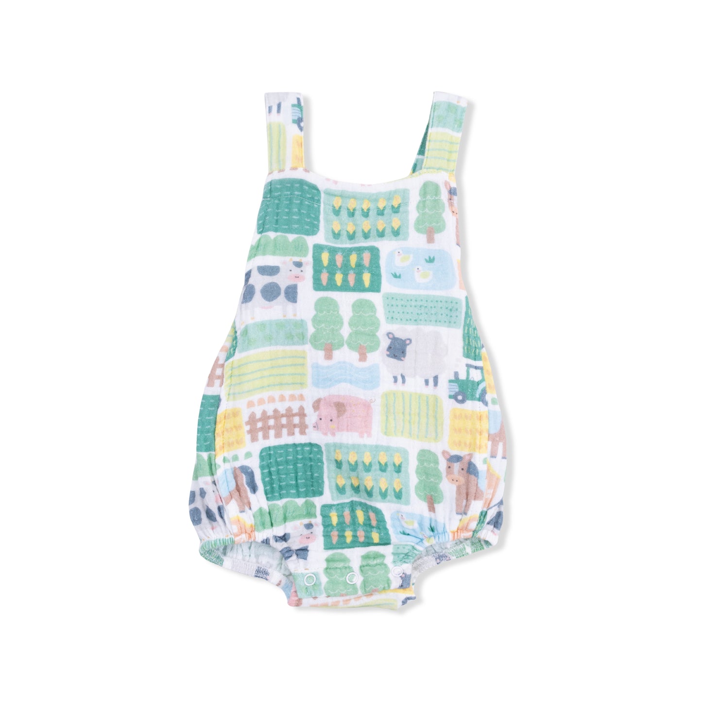 Patchwork Farm - Retro Sunsuit-Angel Dear