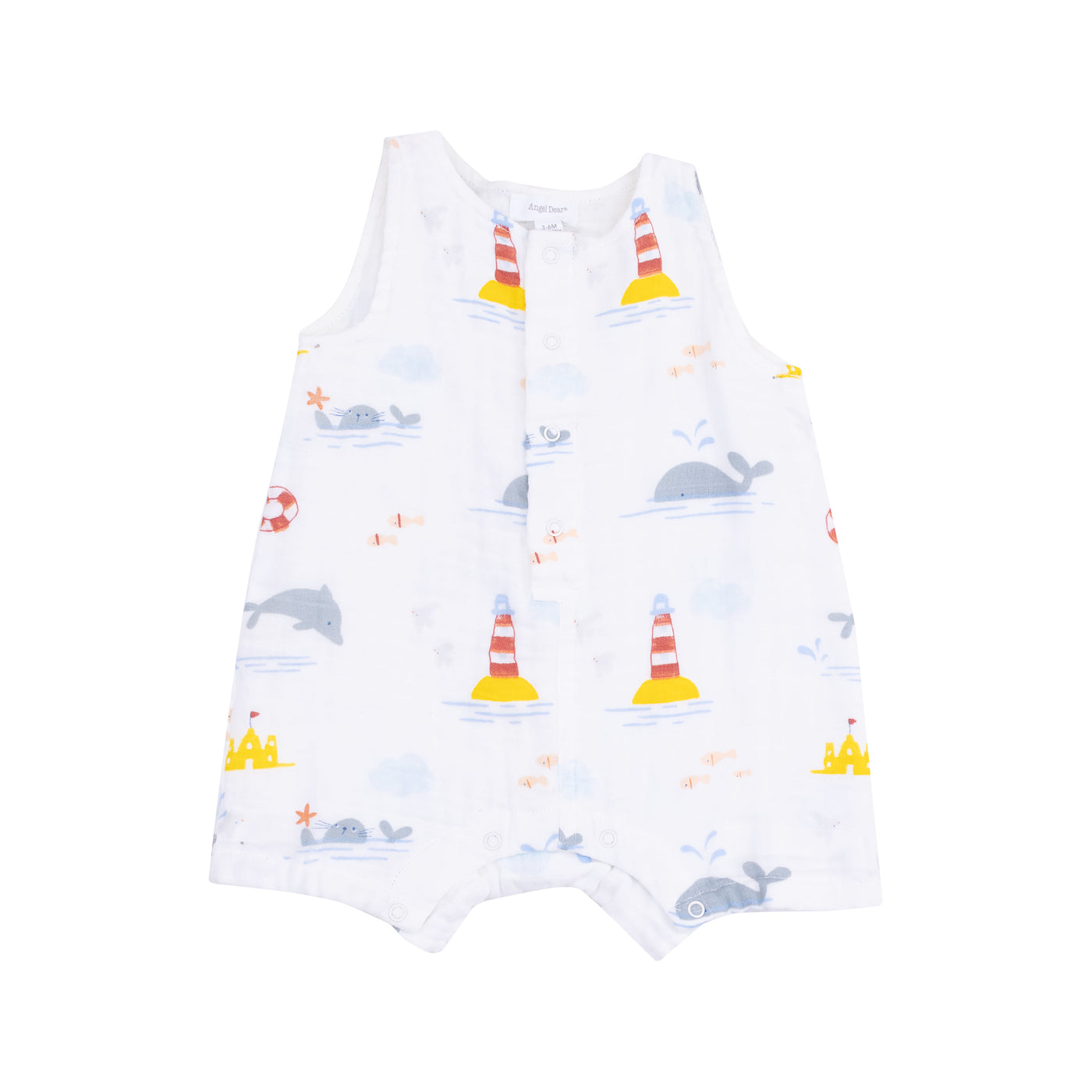 Sleevless Shortie Romper - Take Me To The Sea