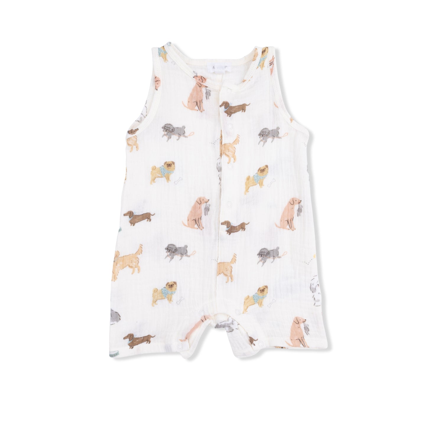 Awesome Dogs - Sleeveless Shortie Romper-Angel Dear