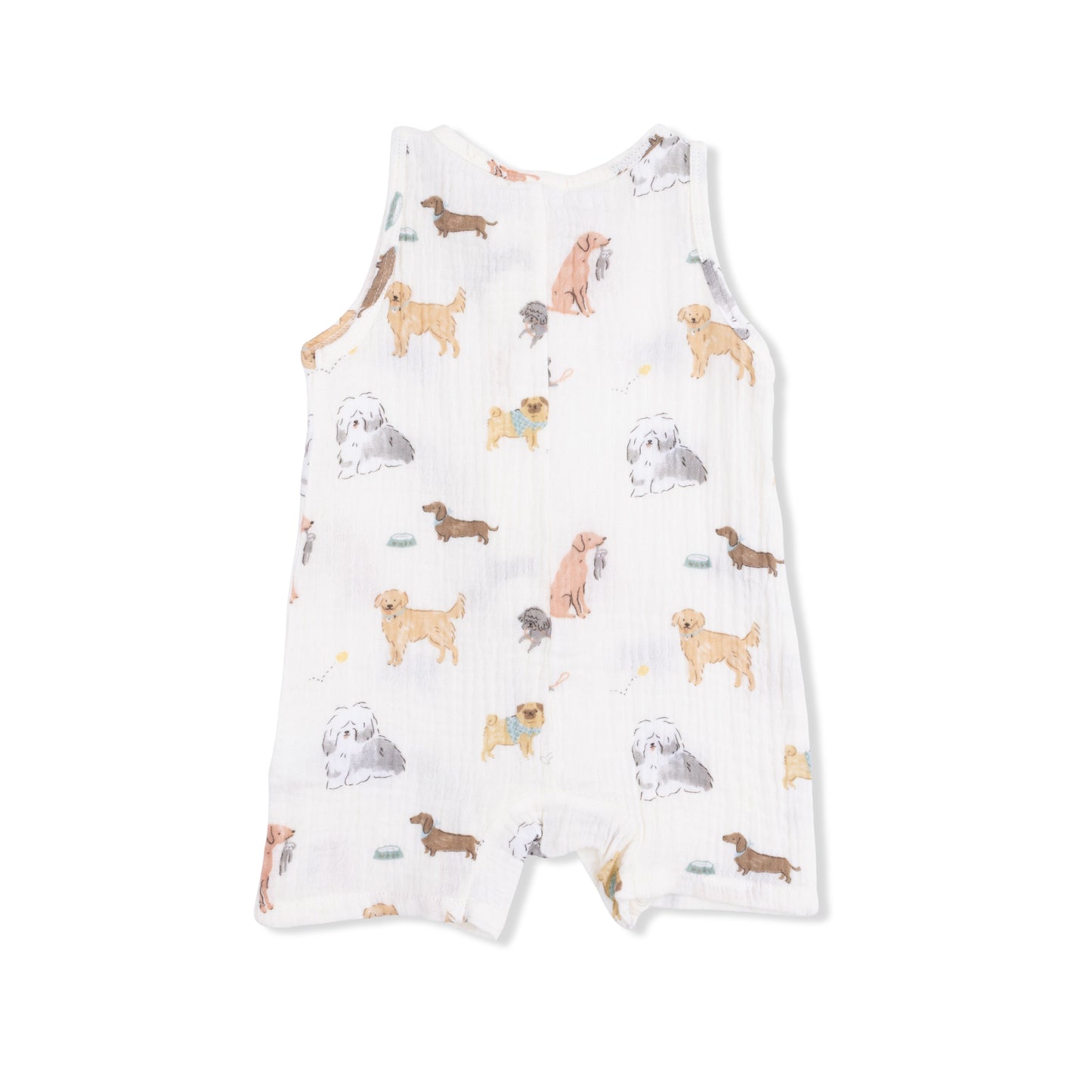 Awesome Dogs - Sleeveless Shortie Romper-Angel Dear