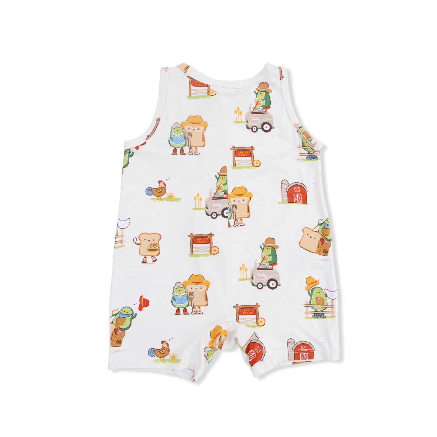 Avocado Toast - American Gothic - Sleeveless Shortie Romper-Angel Dear