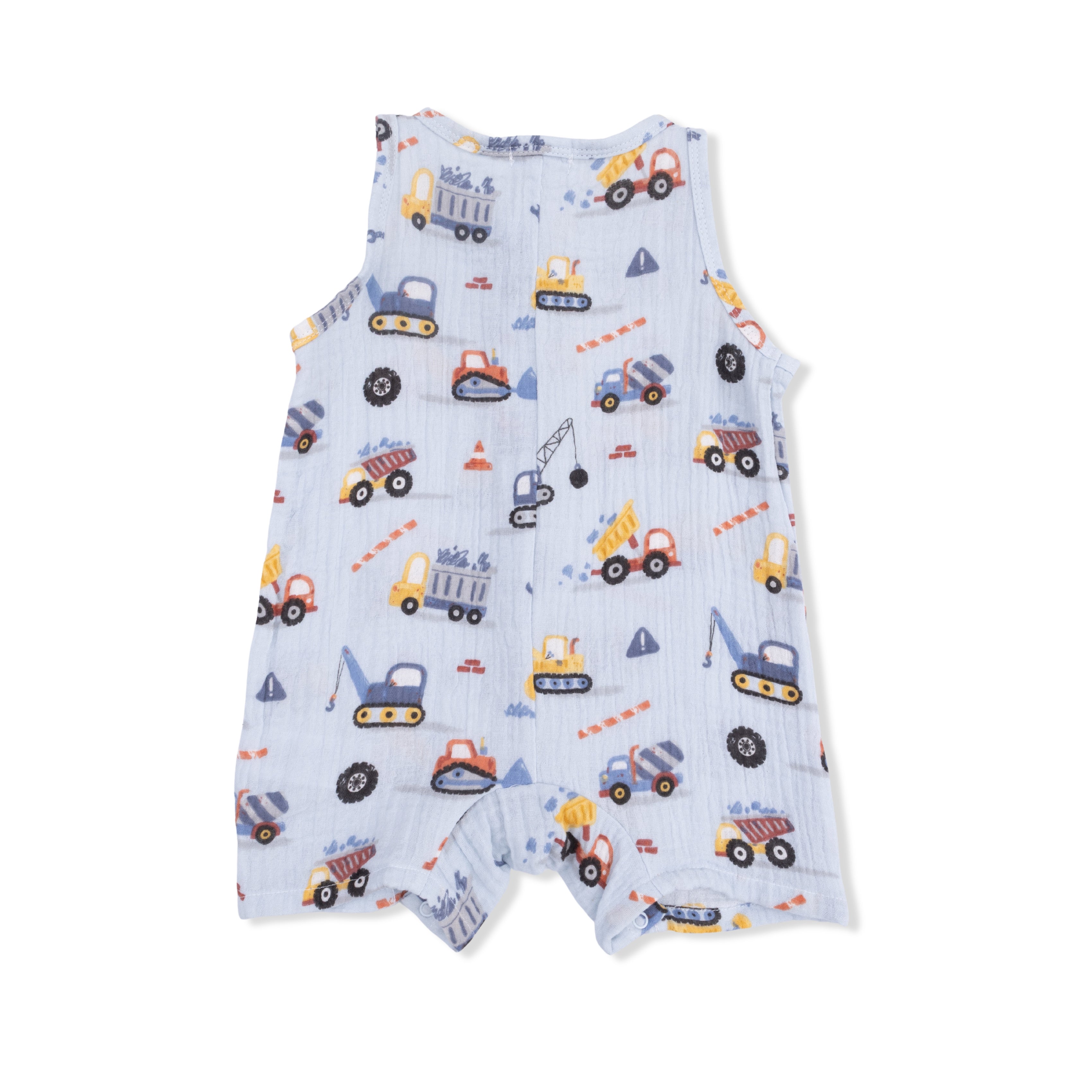 Crayon Construction - Sleeveless Shortie Romper-Angel Dear