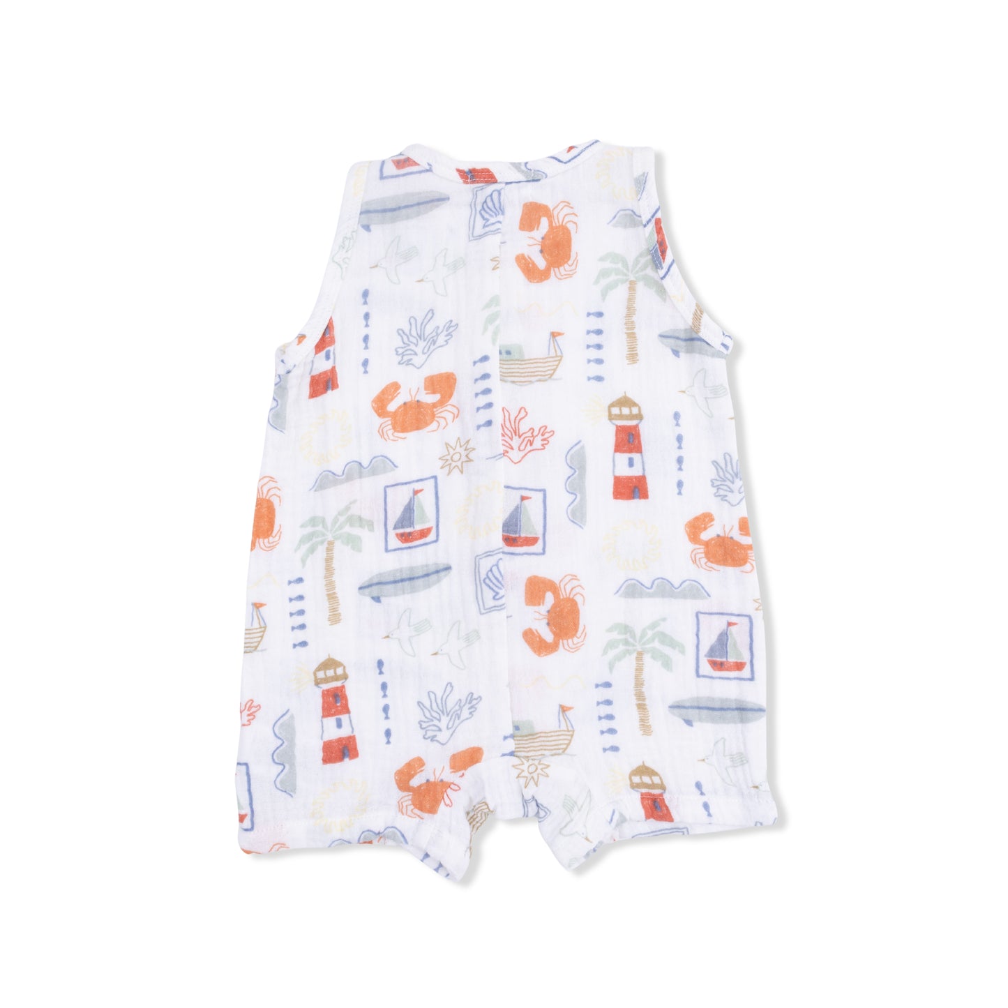 Club Mediterranean  - Sleeveless Shortie Romper-Angel Dear