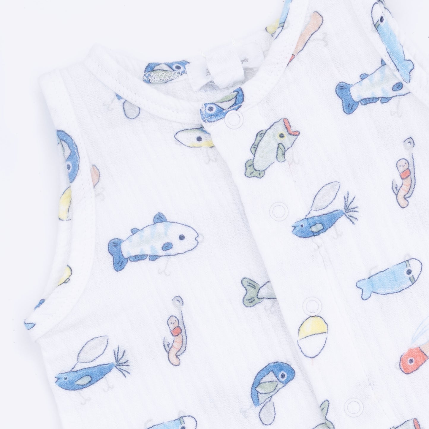 Fishing Lures - Sleeveless Shortie Romper