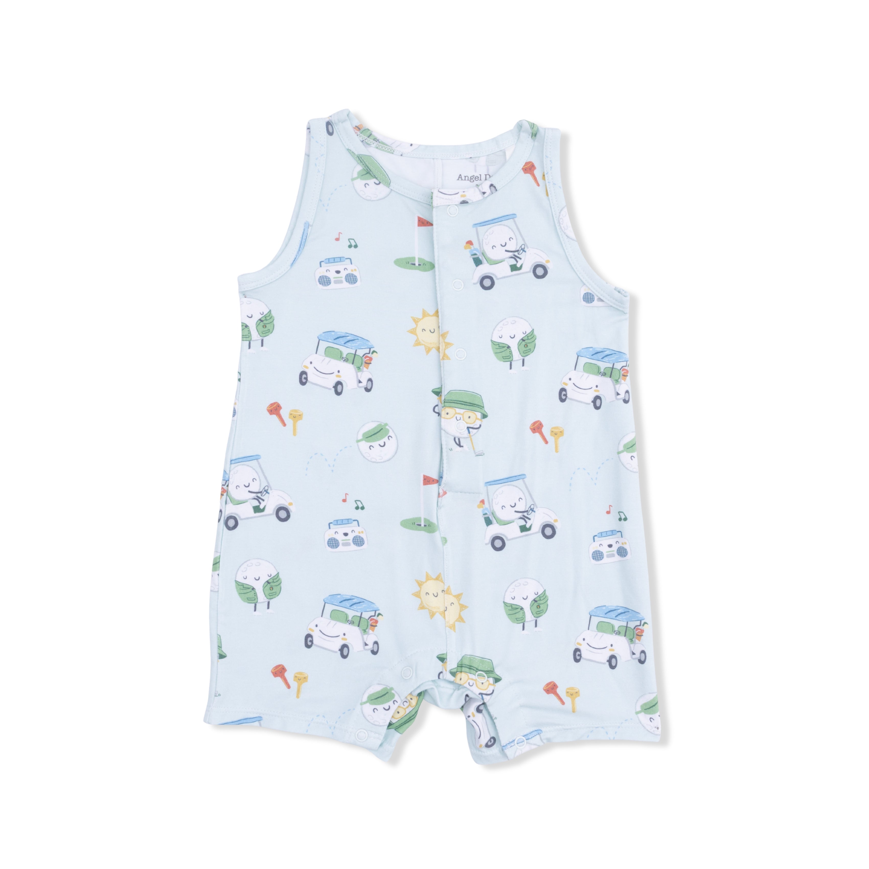 Golf Pros - Sleeveless Shortie Romper-Angel Dear